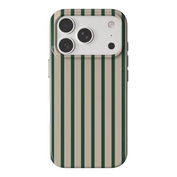 Vivid Poly Magsafe Green Stripes - iPhone 17 Pro