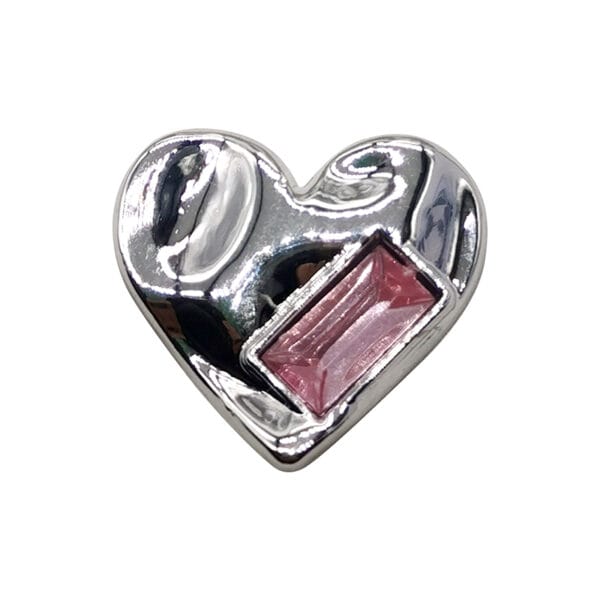 Blingy Sticker Hearts & Love - Silver Diamond Heart