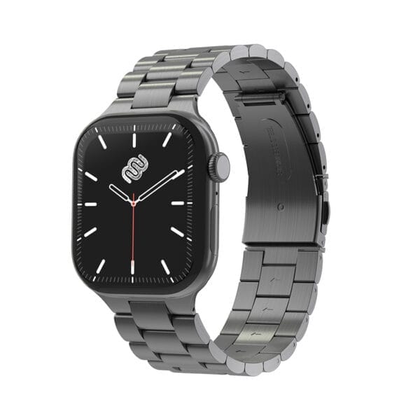 Apple Watch Band Steel Flat Buckle 38/40/41MM Black