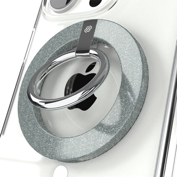 MagSafe Ring Holder - Glitter Silver