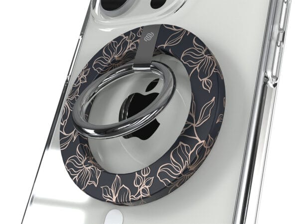 MagSafe Ring Holder - Night Rose Flowers
