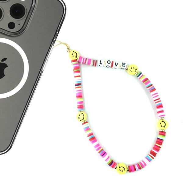 Phone Charm - Happy Emoji
