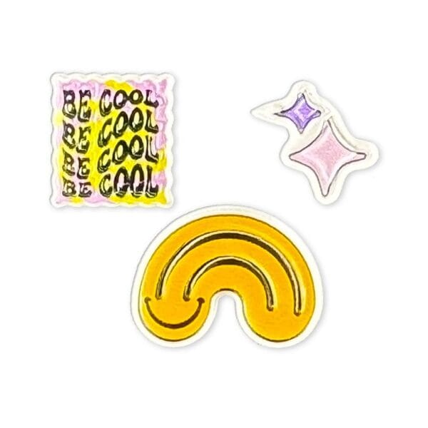 Puffy Stickers - Be Cool