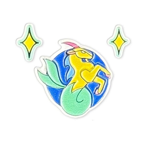 Puffy Stickers Zodiac Signs - Capricorn