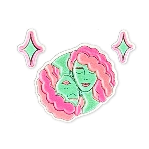 Puffy Stickers Zodiac Signs - Gemini