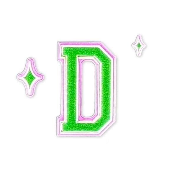 Puffy Stickers Letters - D