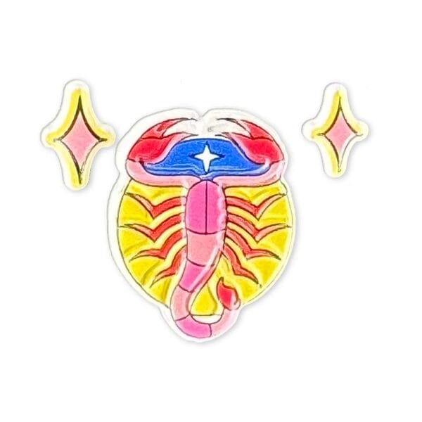 Puffy Stickers Zodiac Signs - Scorpio