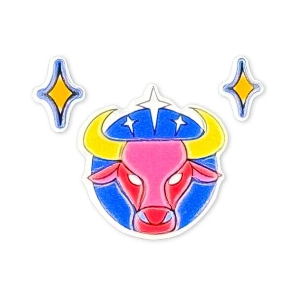 Puffy Stickers Zodiac Signs - Taurus