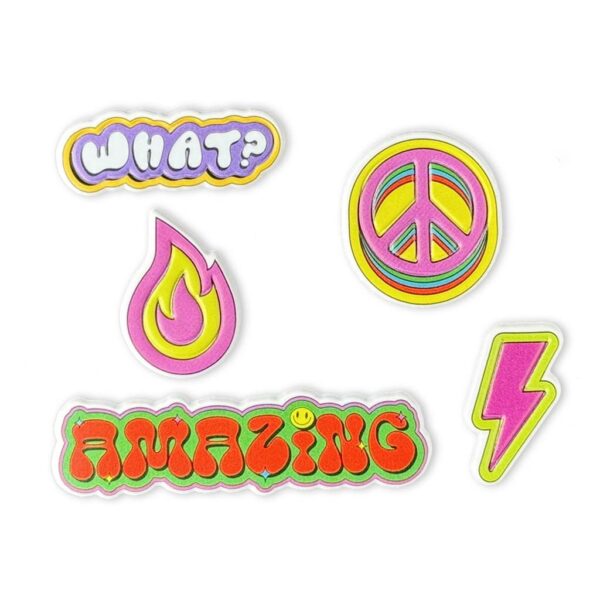 Puffy Stickers - Flame