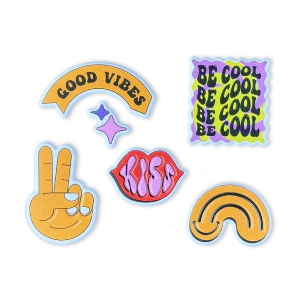 Puffy Stickers - Be Cool