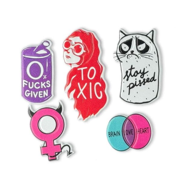 Puffy Stickers - Toxic