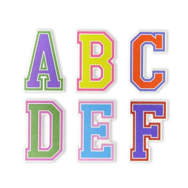Puffy Stickers - Letters ABCDEF