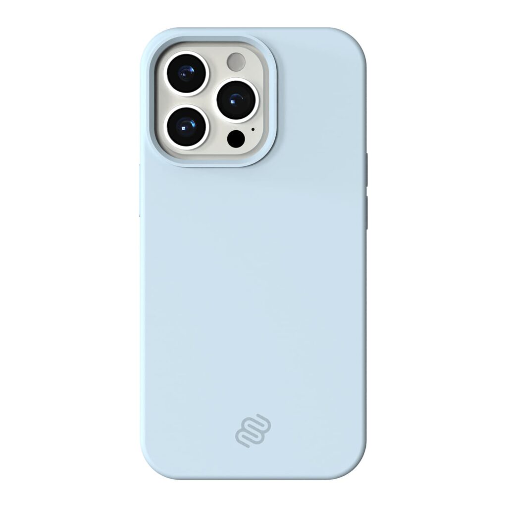 Velvet Silicone Liquid Light Blue iPhone 13 Pro_7