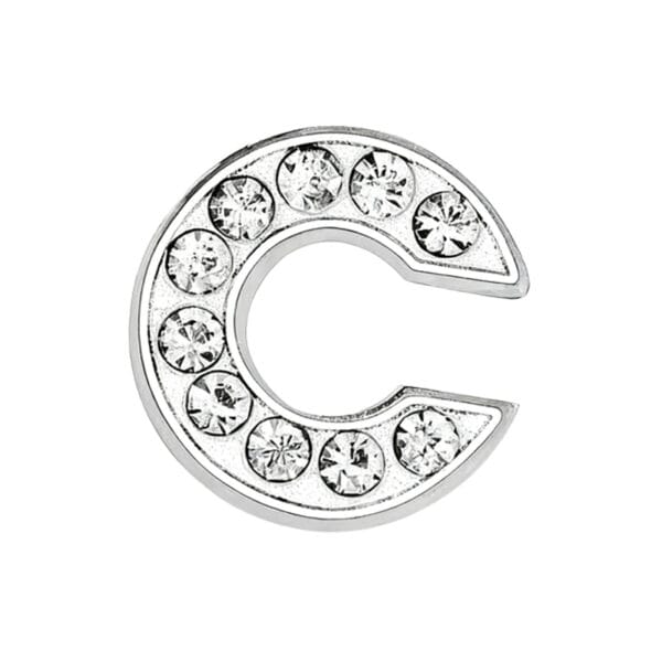 Blingy Sticker Letters (A–M) - Letter C