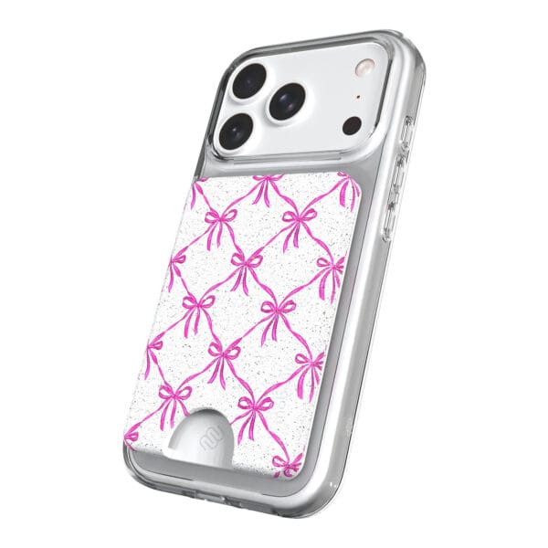 MagSafe Wallet - Glitter Bows