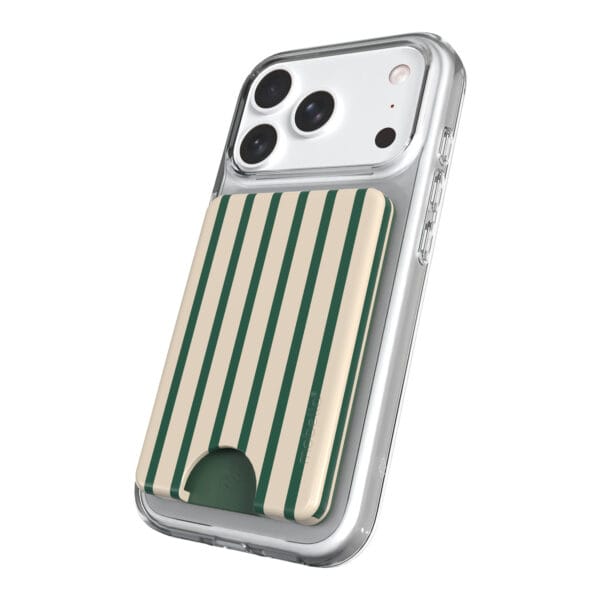 MagSafe Wallet - Green Stripes