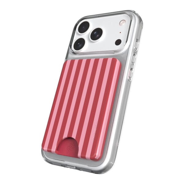 MagSafe Wallet - Pink Stripe